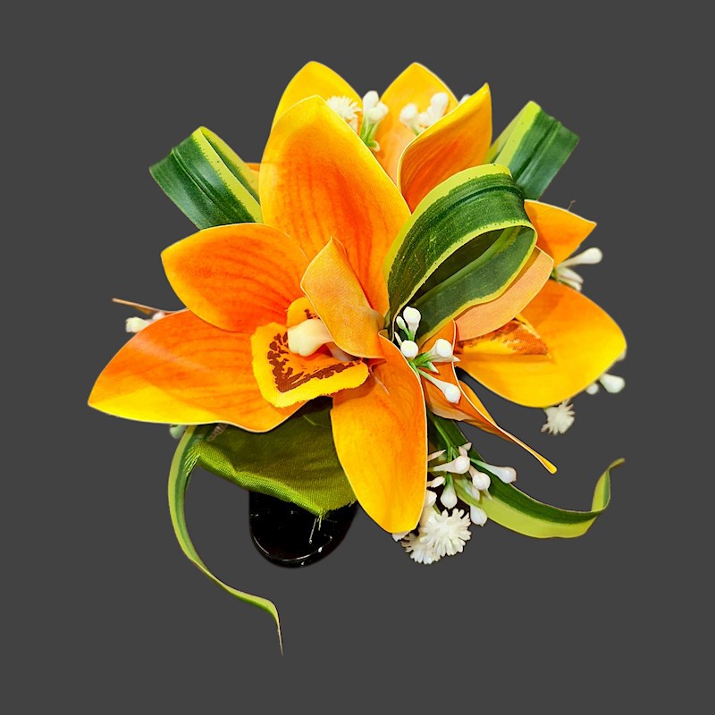 4-Cymbidium Orchid Clip