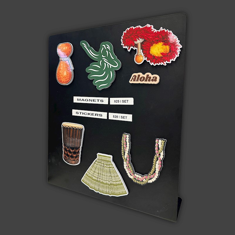 AHS Hula Magnet & Sticker Collection (7 Pieces)