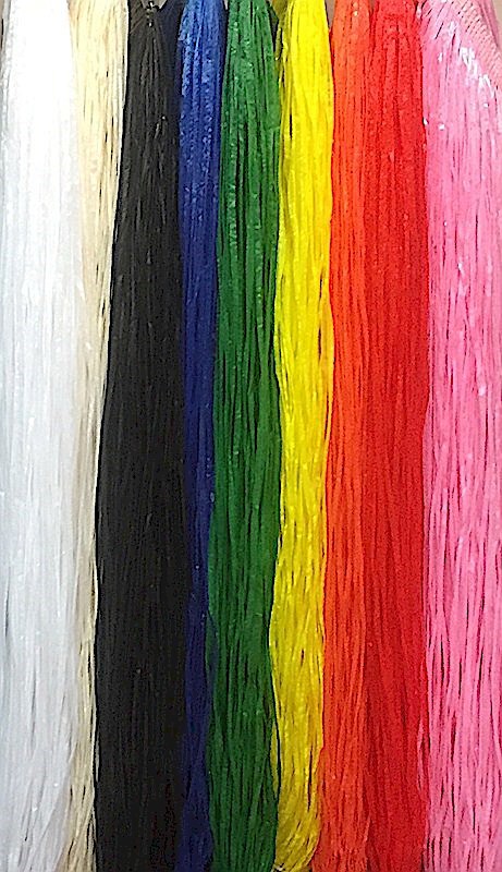 Decorated Artificial Two-Color Banded Skirt - Triple Layer