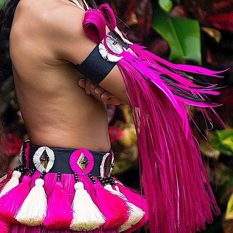 Decorated Tahitian Armband