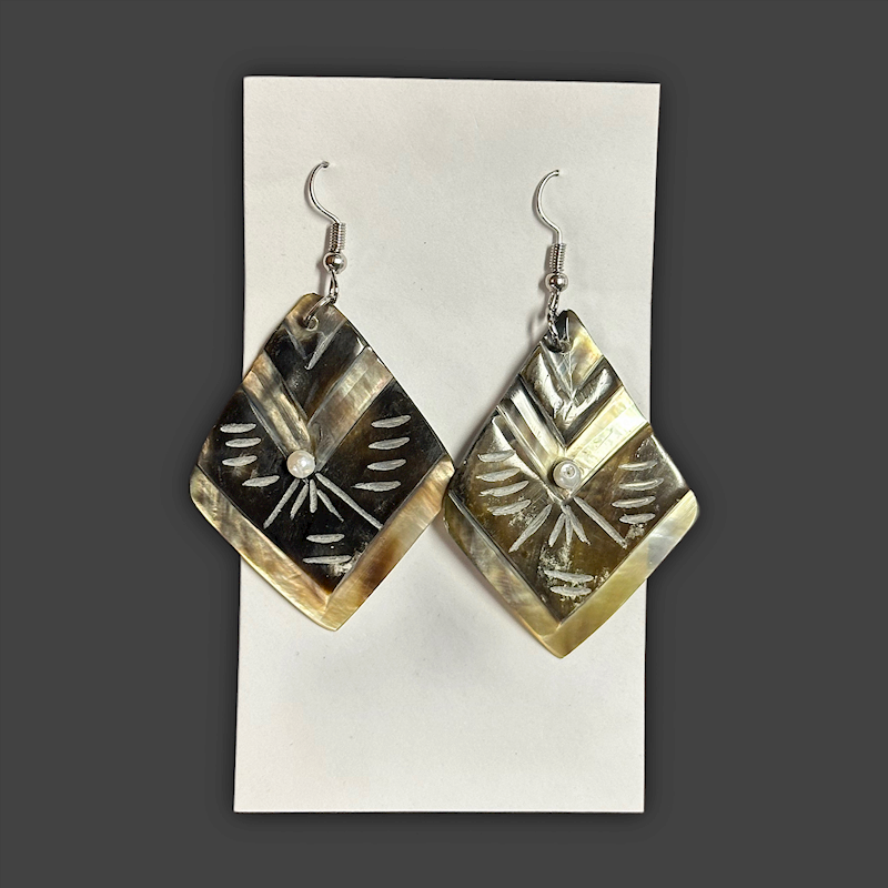 Diamond Earrings - MOP