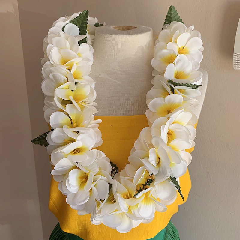 Double Plumeria Lei