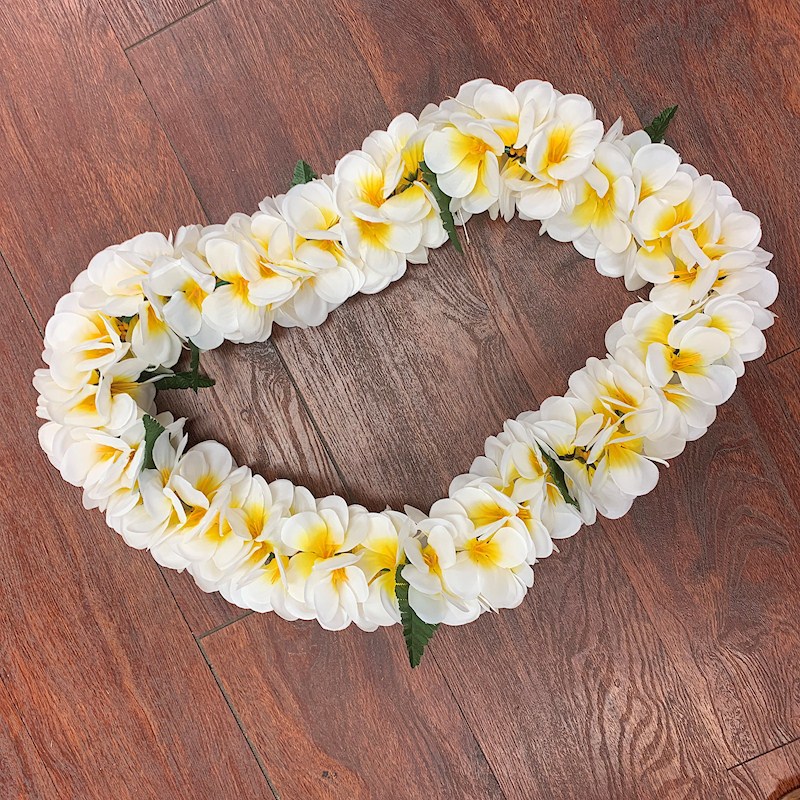 Double Plumeria Lei