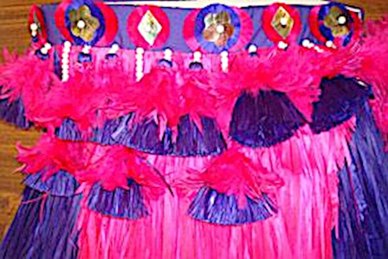 Fancy Professional Tahitian More' Costume