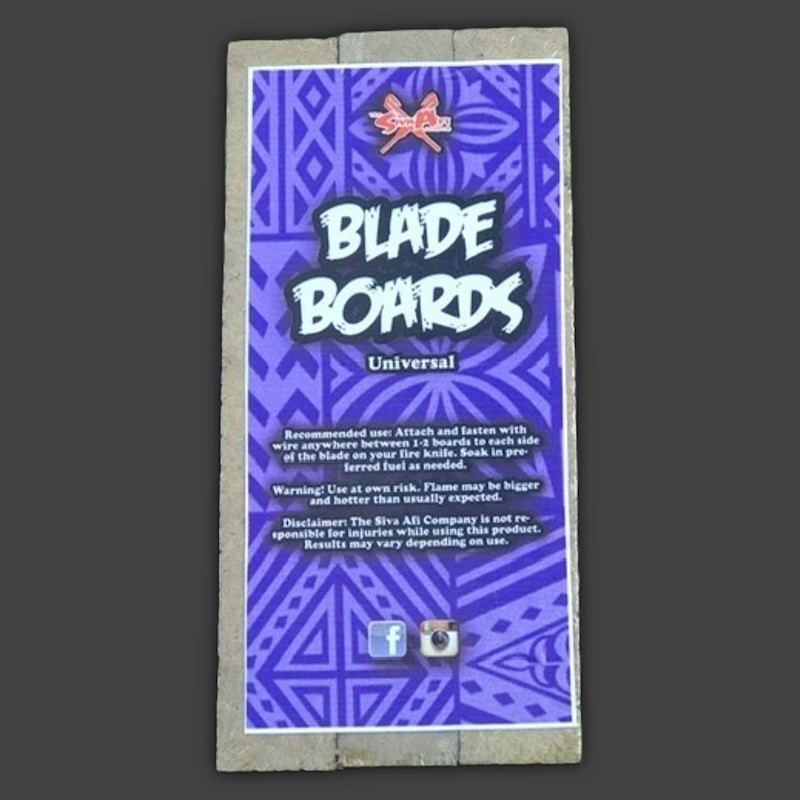 Fire Knife - Blade Boards