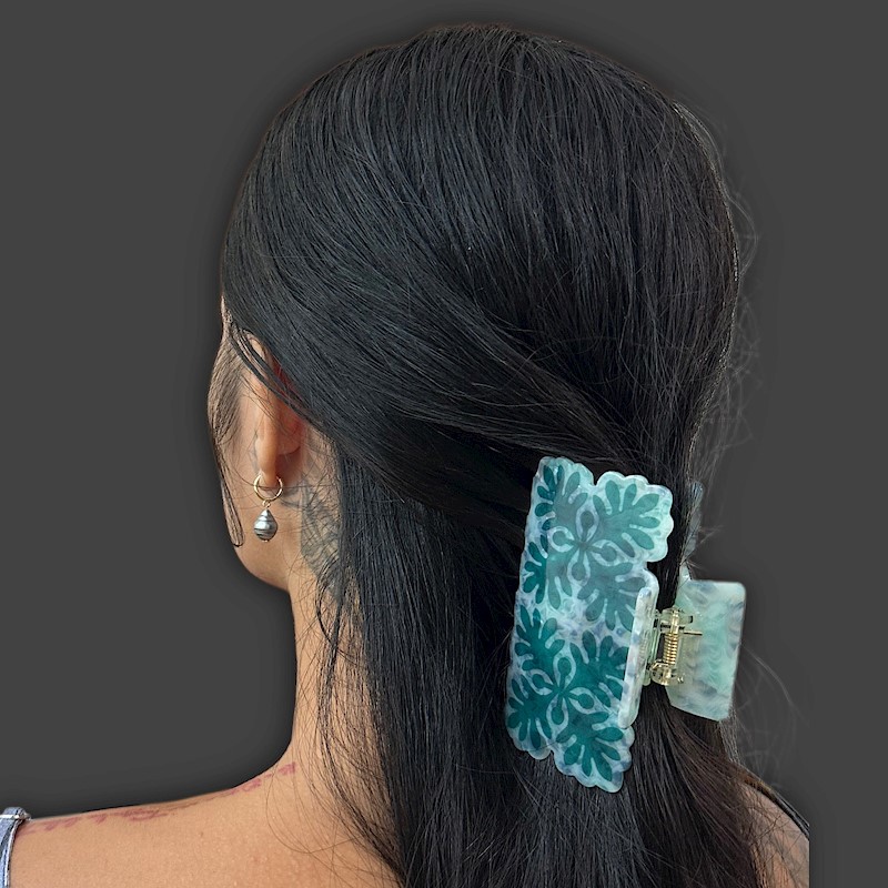 Hawaiian Quilt Claw Clip