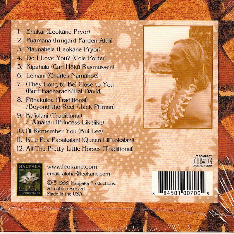 Music CD - Leokane Pryor, "Maunahele"