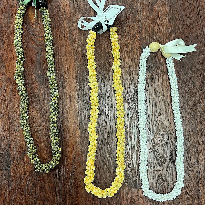 Pikake Shell Rosette Lei