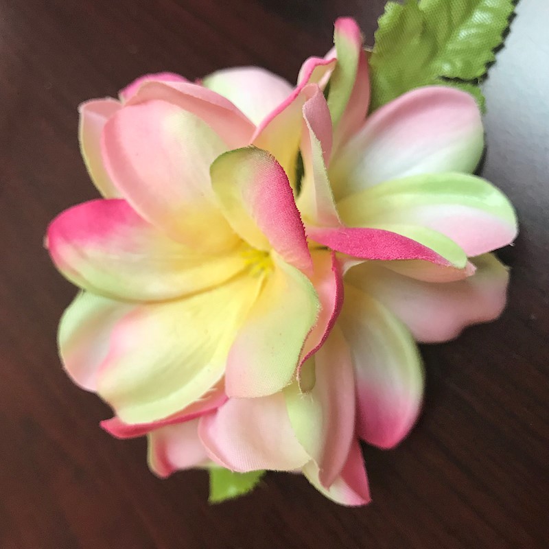 Plumeria Clip - Pink