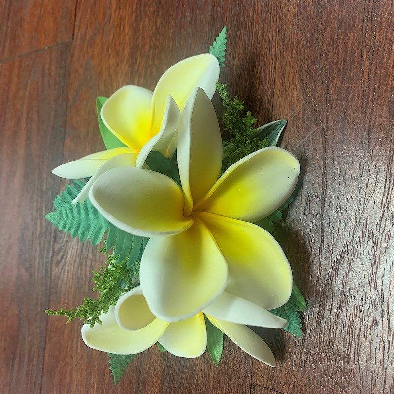 Plumeria Foam Clip