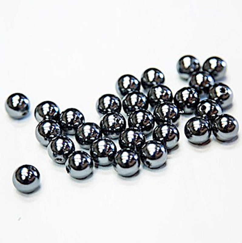 Simulated Black Pearl Beads