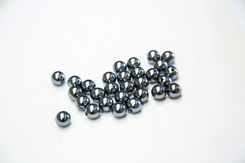 Simulated Black Pearl Beads