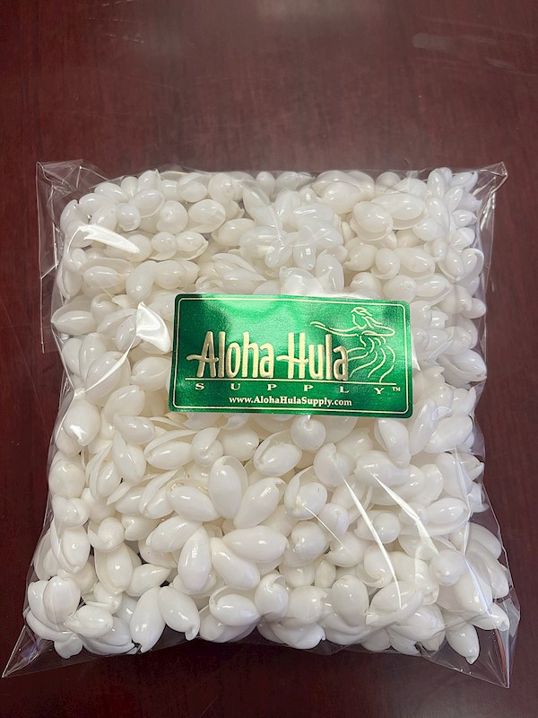 White Bubble Shell Rosette - 100 pieces