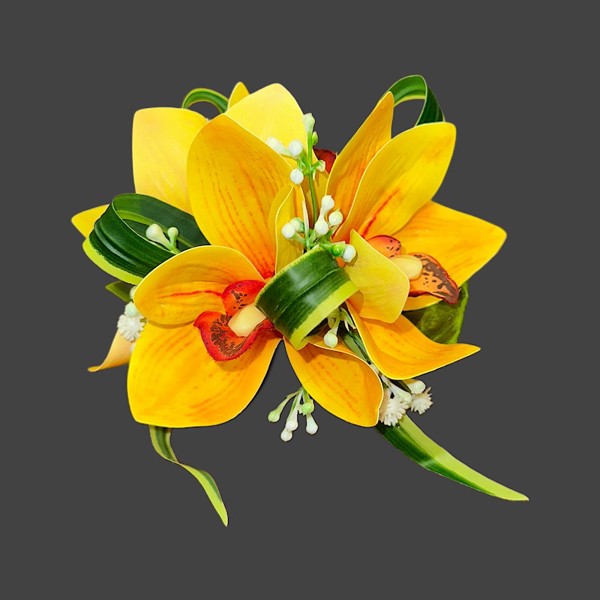 4-Cymbidium Orchid Clip