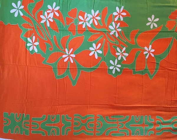Arabesque Tahitian Rayon Pareu