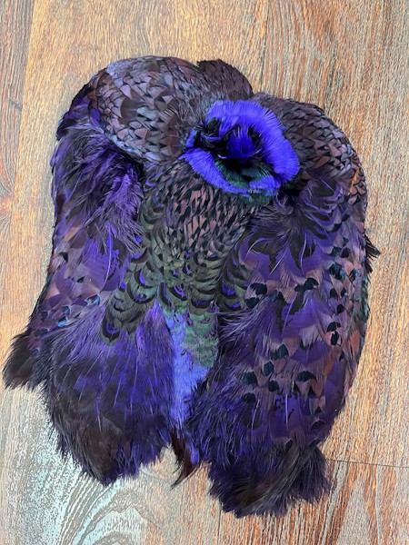 Dyed Pheasant Pelt