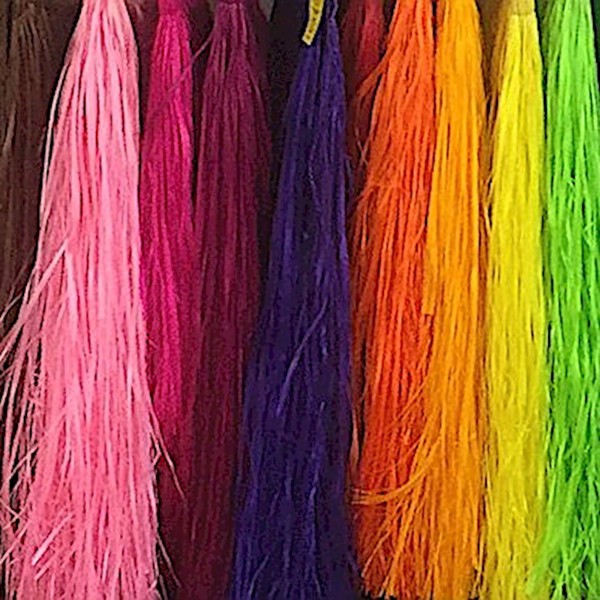 Extra Hau - Half A Long Tahitian Skirt (measures: ~19" wide x 38" long)