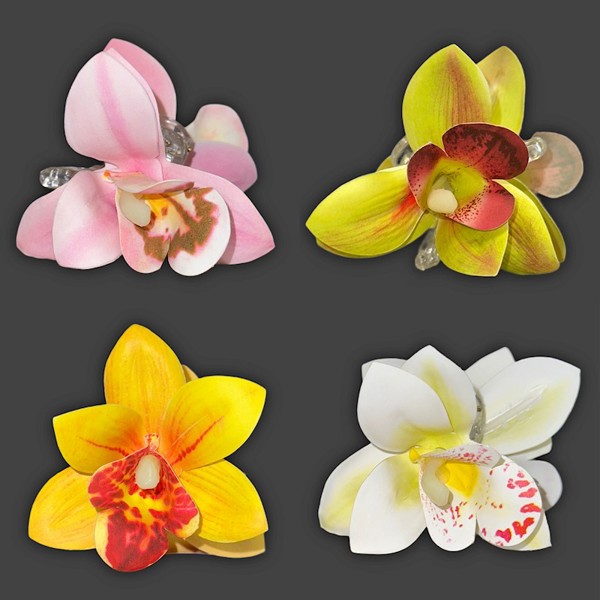 Extra Small Orchid Claw Clip