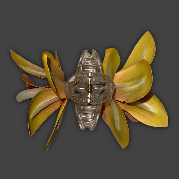 Extra Small Orchid Claw Clip