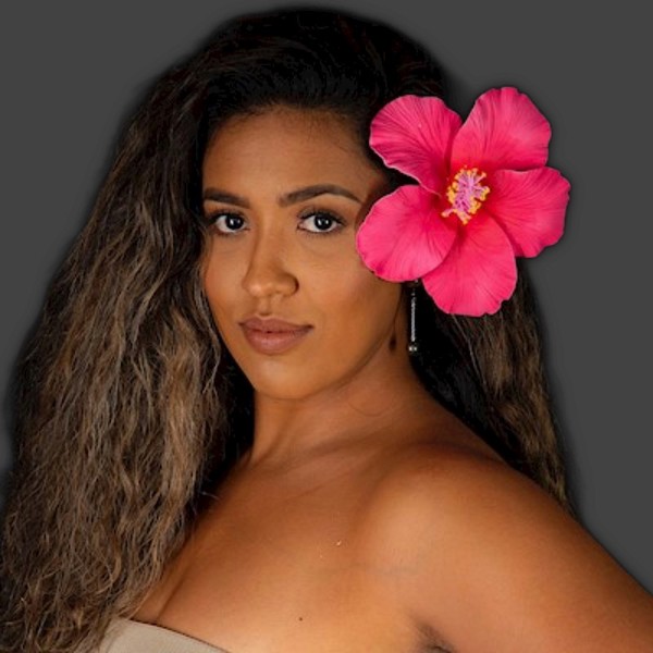Foam Hibiscus Pick
