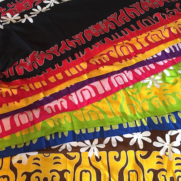Half-Size Tahitian Print Pareu