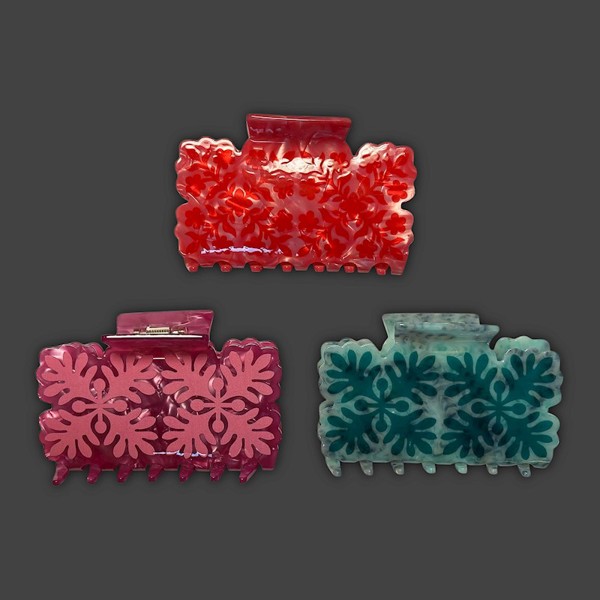 Hawaiian Quilt Claw Clip