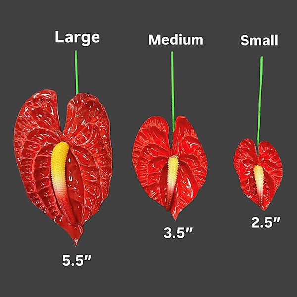 Large Foam Anthurium Pick