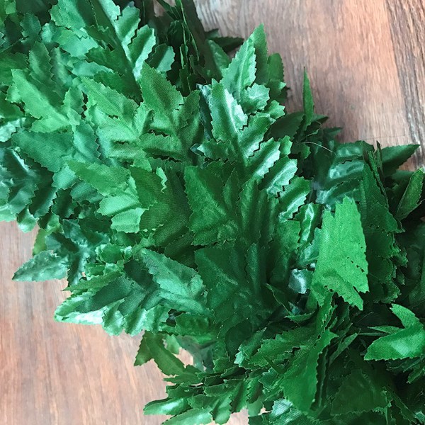 Leather Fern Lei Po'o