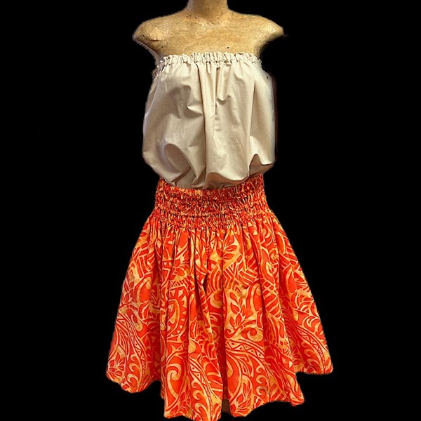 Printed Pa'u Skirt