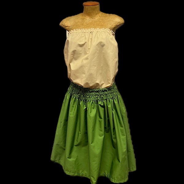 Solid Pa'u Skirt (Elastic Band)