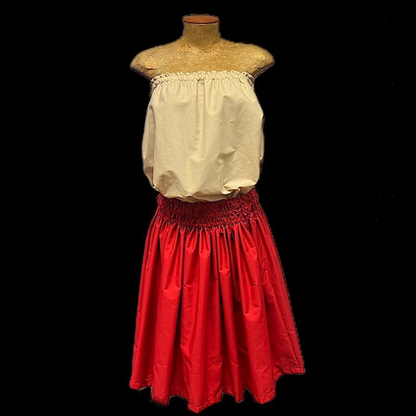 Solid Pa'u Skirt (Elastic Band)