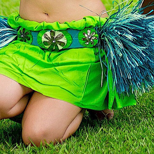 Tahitian Hau Bustle Hipband - Mixed Colors / No Accent