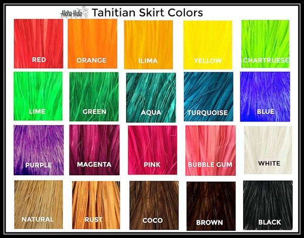 Tahitian Skirt (MORÉ) / Long Hau Skirt -