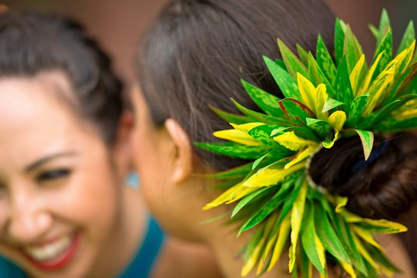 Ti Leaf Hairpiece