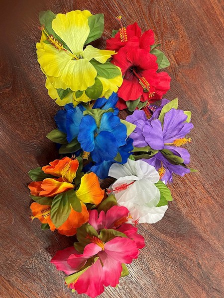 Tutu Hibiscus Clip, 3 Flower