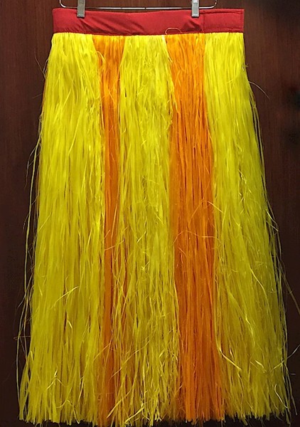 Two Color Hau Strip Skirt