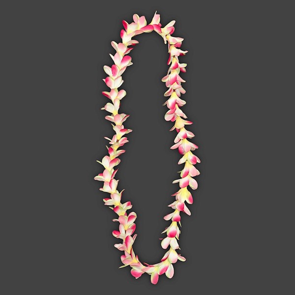Yellow or Pink Plumeria Lei  - "Real Looking"